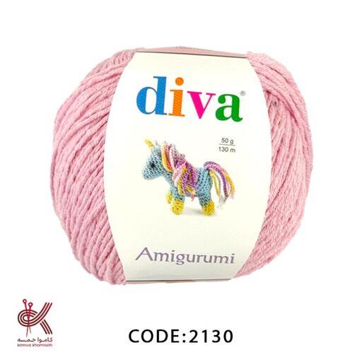 کاموا کتان آمیگورومی ترک صورتی کمرنگ 2130  بدون پرز مناسب عروسک بافی